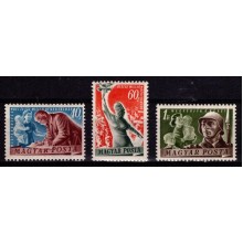 1950 - Ungarn - AFA 1114-16 - Frimærker - Fredsudgave - Komplet sæt - Postfrisk.